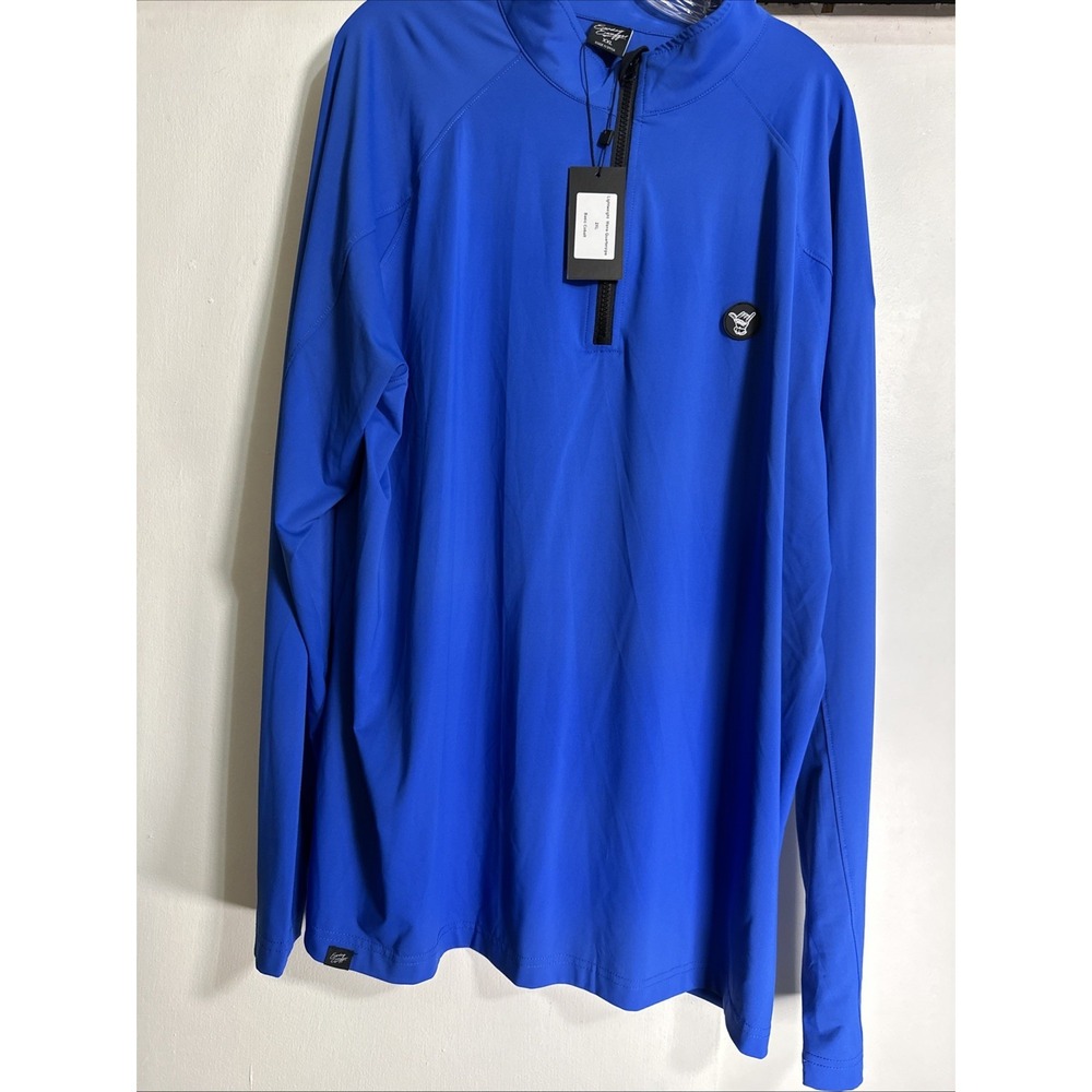 Sunday Swagger XXL Lightweight Men's 1/4 Zip Basic Cobalt Golf